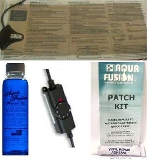 waterbed heater with conditioner and patch kit Water bed vinyl patch kit with waterbed heater and conditioner