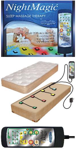 Night Magic Mattress Massage for king, queen, full or twin size mattresses